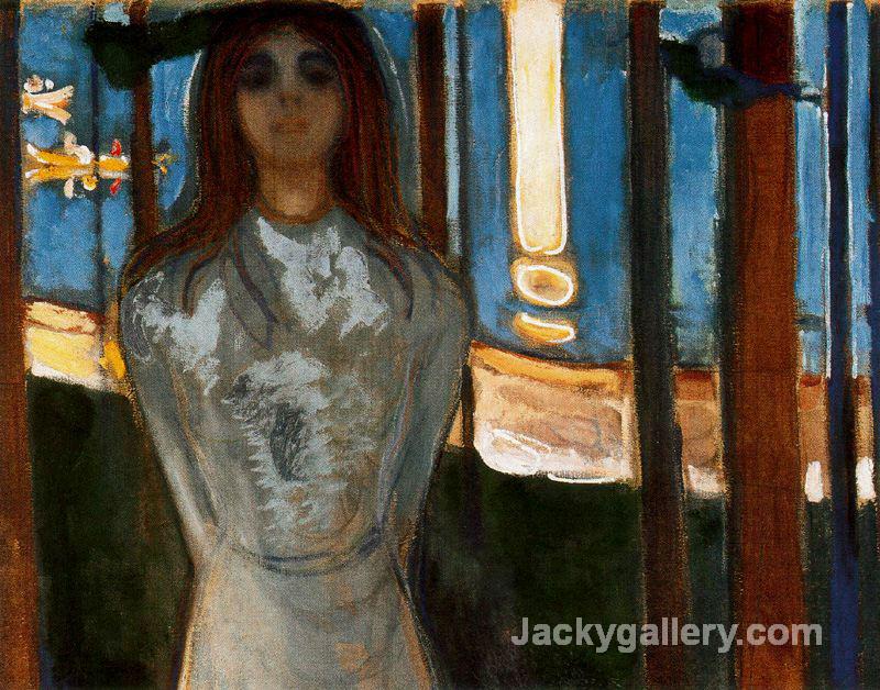 The Voice Summer night by Edvard Munch paintings reproduction